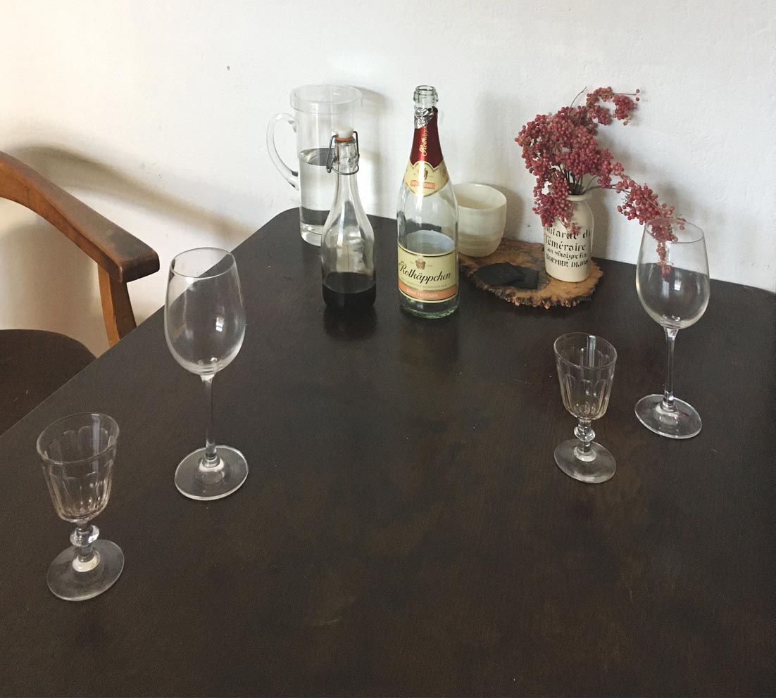 Berlin Gathering table after meeting