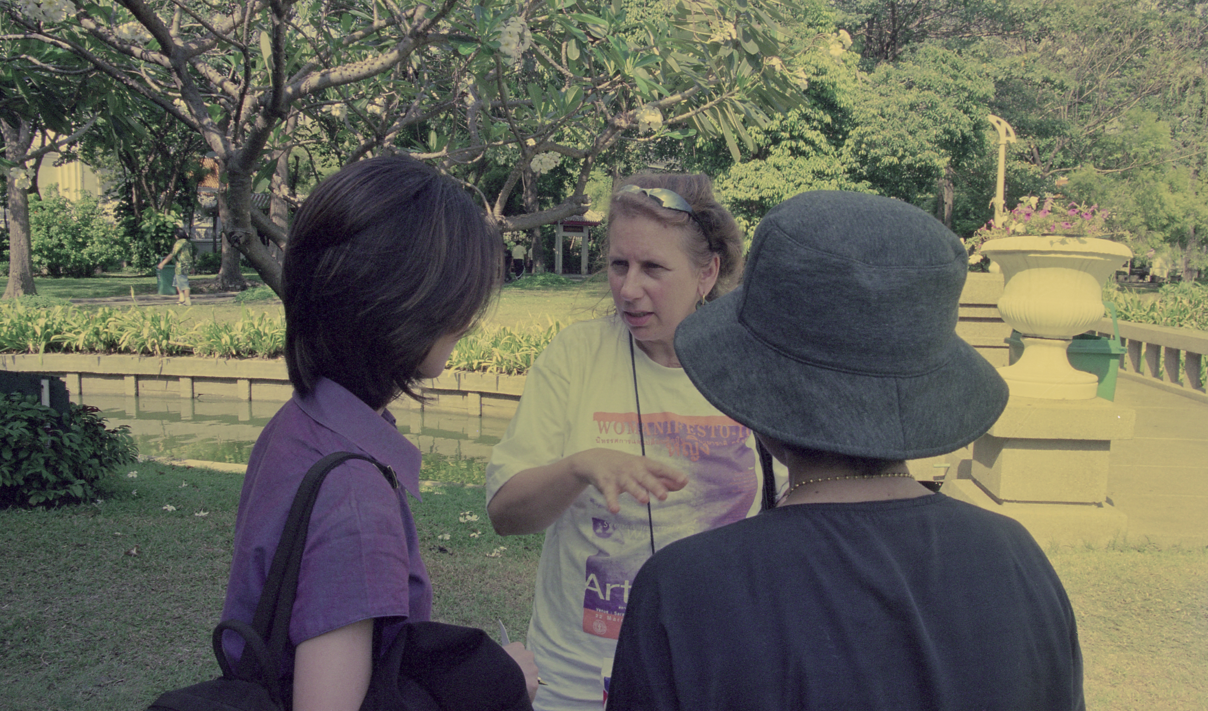 K.O. Being Interviewed (Set of 3 Photographs)