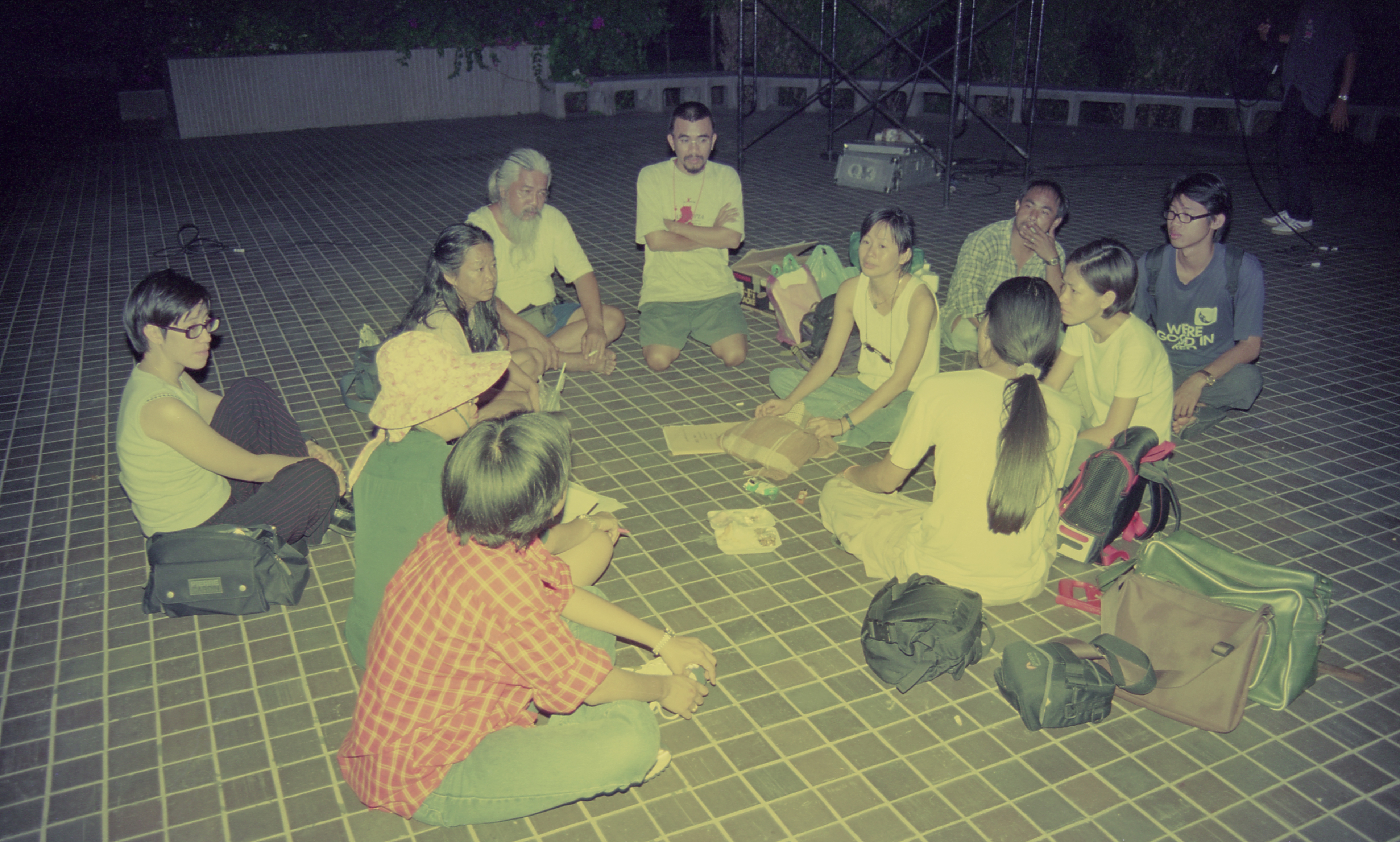 Rehearsal at Saranrom Park (Set of 2 Photographs)