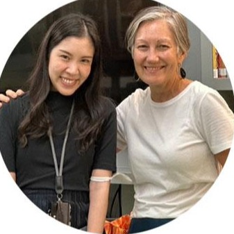 (Left to right) Kawita Vatanajyankur and Krystina Lyon, 2022. Photographer: unknown.