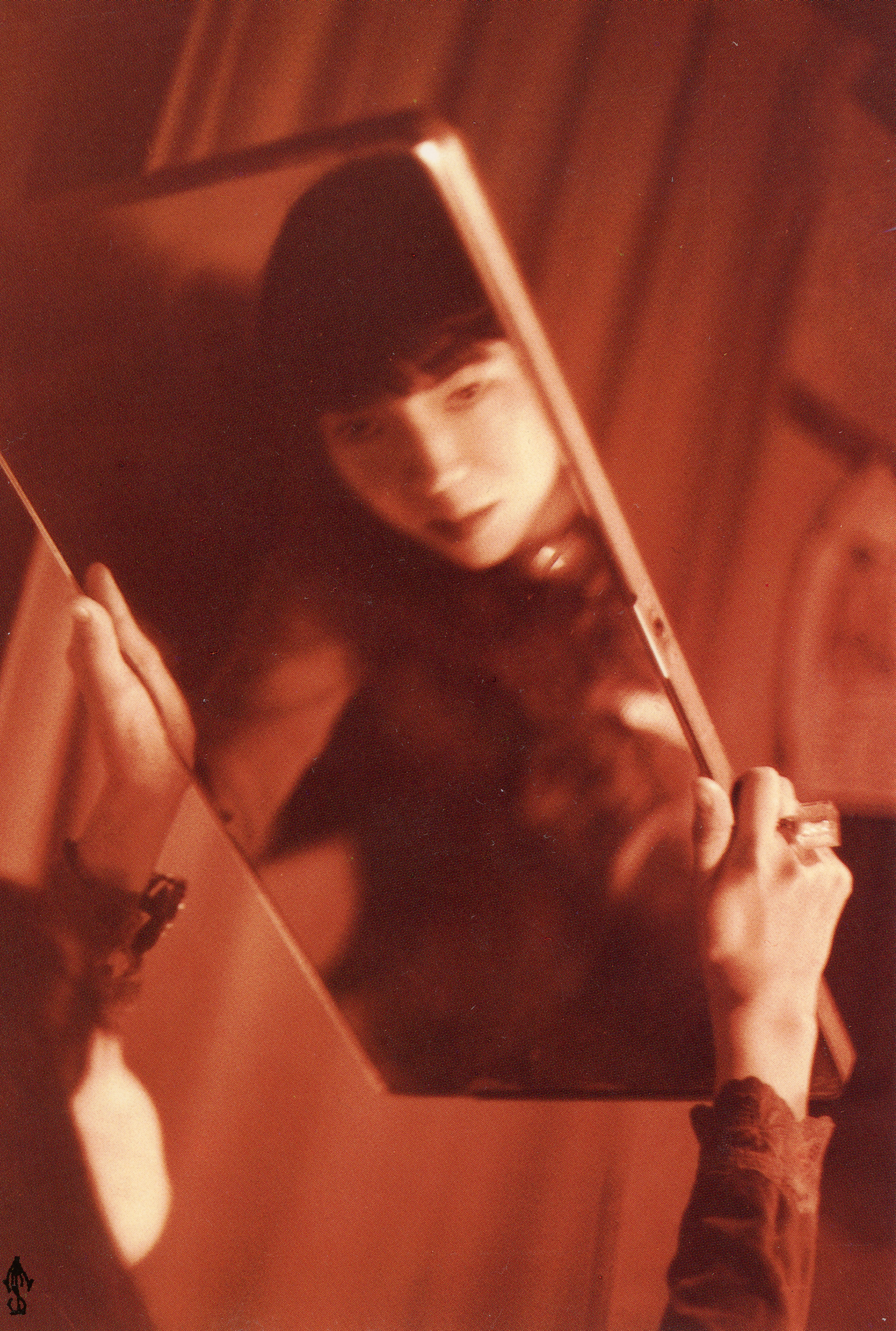 Postcard with Portrait of Mayumi Hamada (Front and Back)