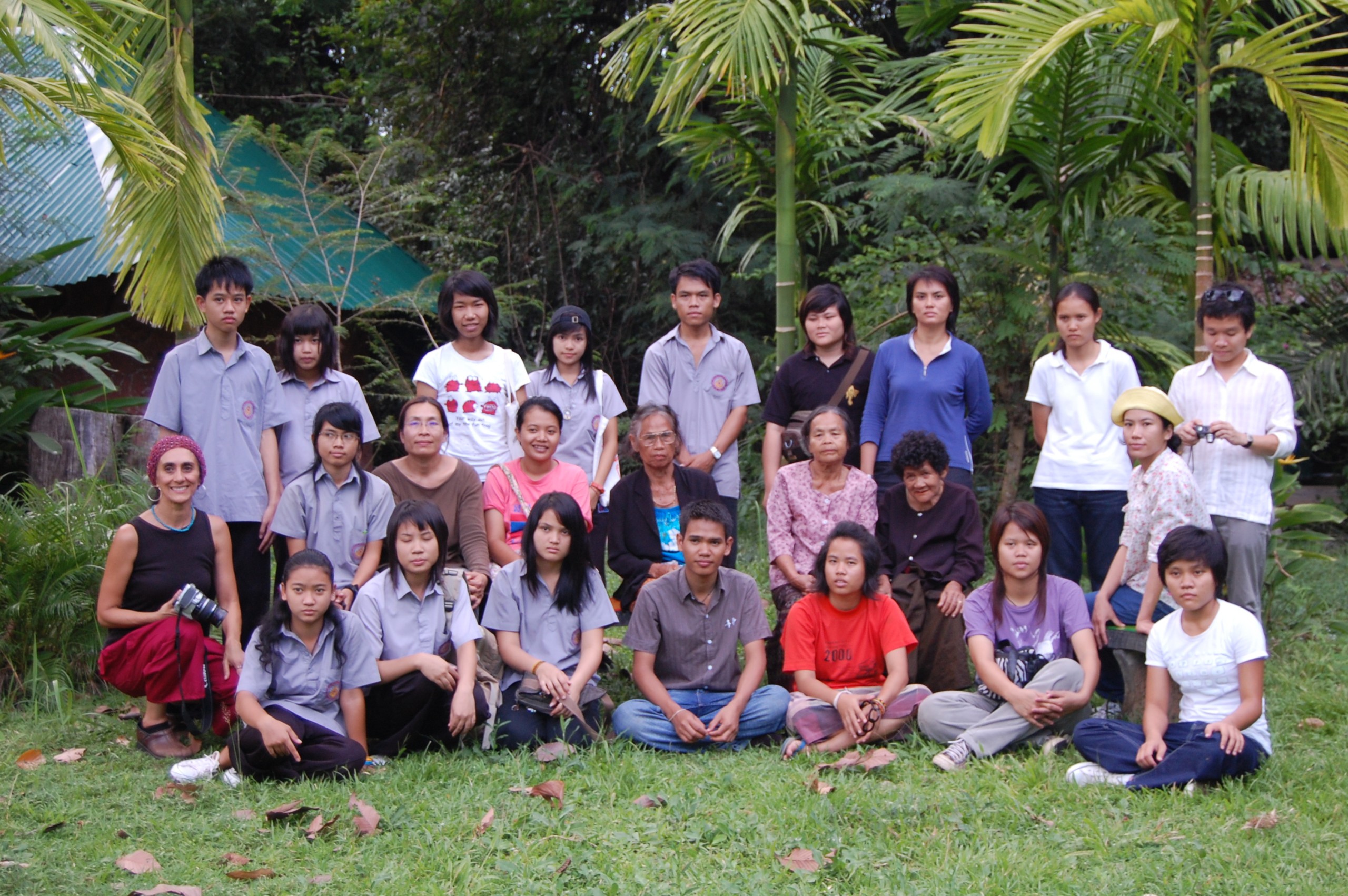 Group Photo with Tiam Meesri (Set of 3 Photographs)