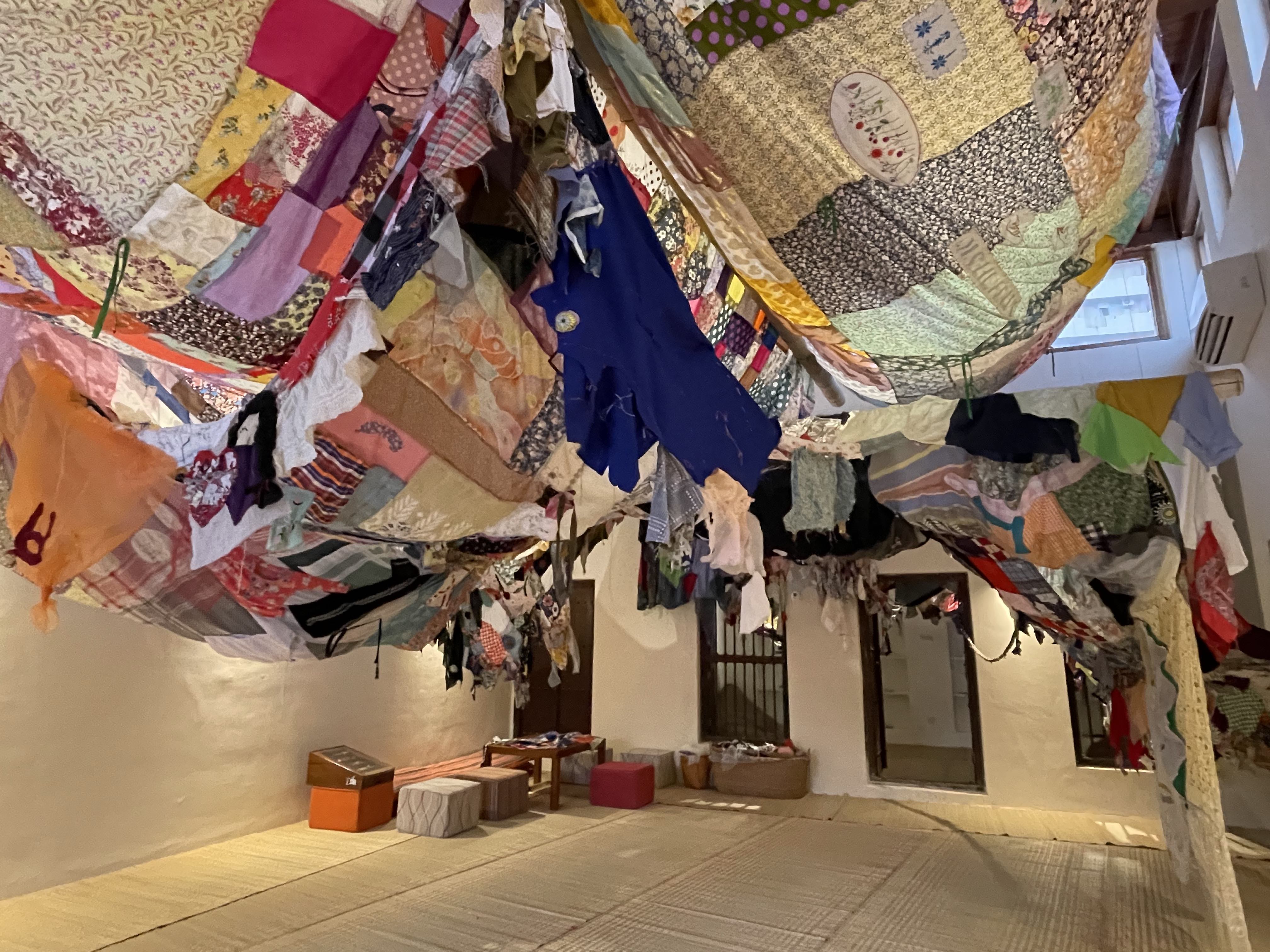 WeMend installation at the Ceramics House, Sharjah Art Biennial 16