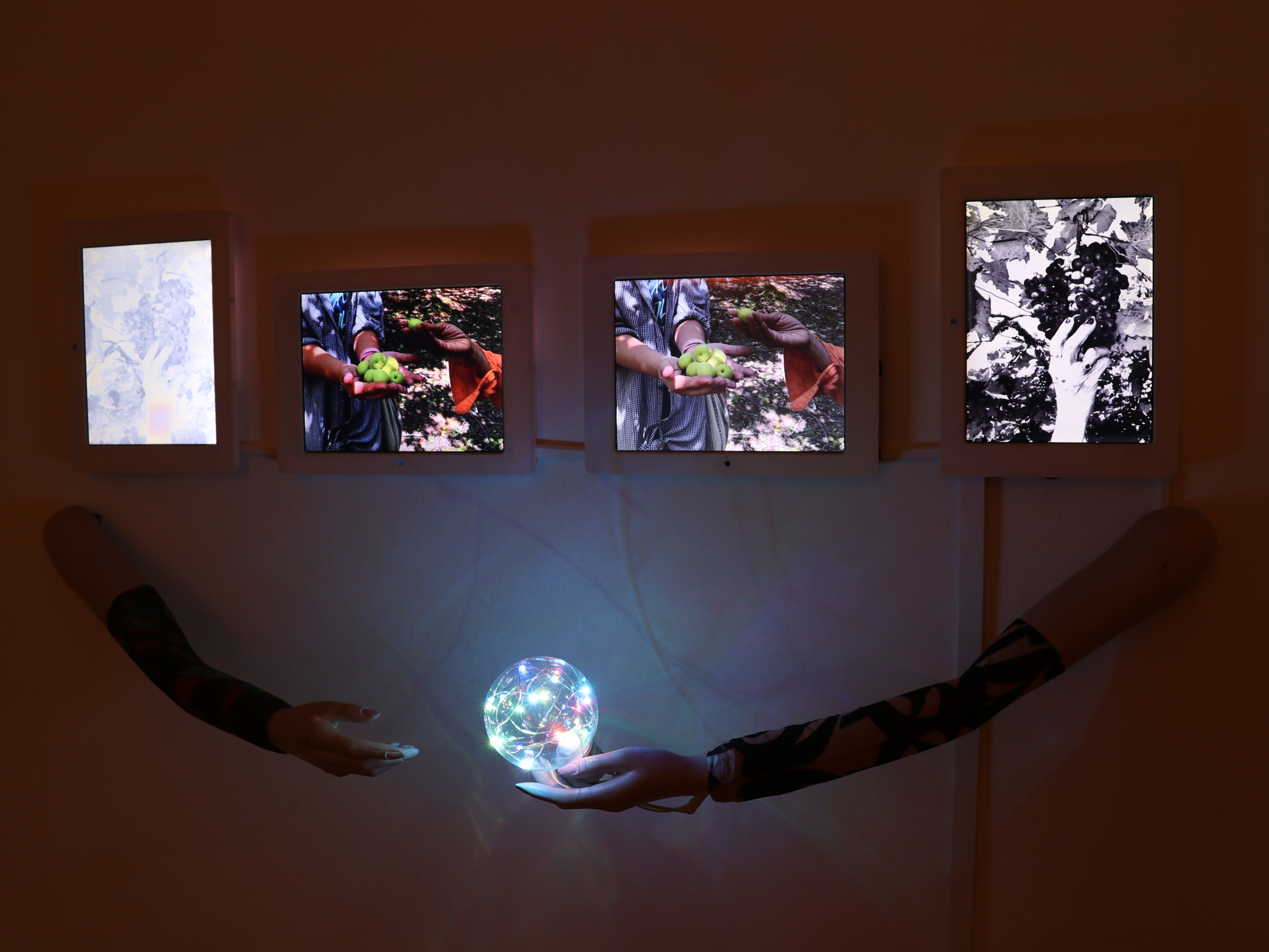 Lawan Jirasuradej, Artist Hands (installation view), Video Installation, Dimensions Variable, 2024, collection of the artist.