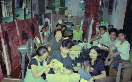 Preparation for Womanifesto II at Studio Xang (Set of 28 Photographs)