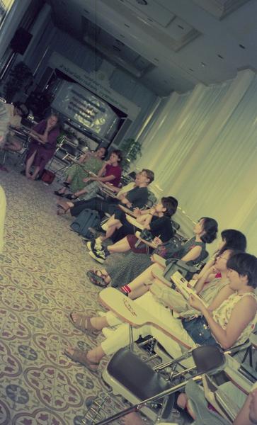 Open Discussion and Thank You Party at Glass House, Saranrom Park (Set of 14 Photographs)