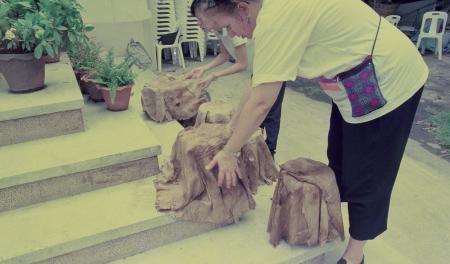 Untitled 'Offering' — Preparation (Set of 4 Photographs)