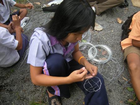 Wire Sculpture Workshop (Set of 28 Photographs)