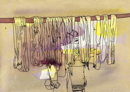 Lena Eriksson Drawing for Womanifesto at Sharjah Biennale_6 yarn_a4