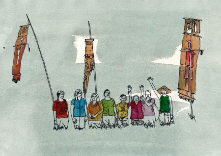 Lena Eriksson Drawing for Womanifesto at Sharjah Biennale_7 group_A4